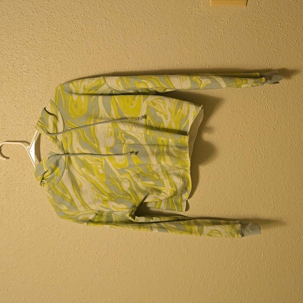 NWT Wild Fable green marble hoodie small